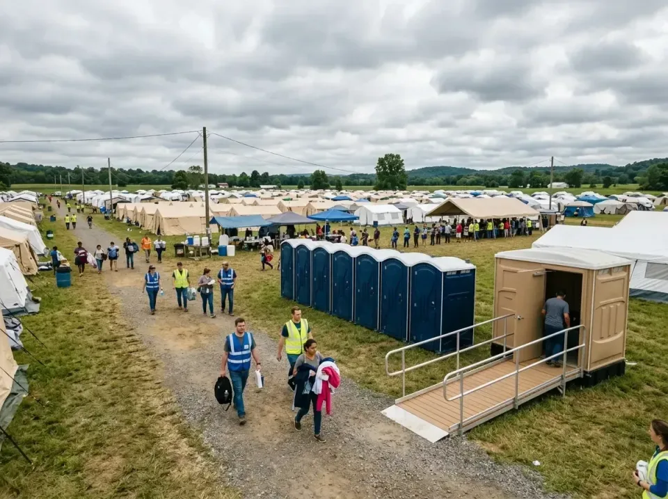 disaster-relief-camp-restrooms-010 — frequently asked questions, Dumpster & Portable Bathrooms Rental in Center Point, IA